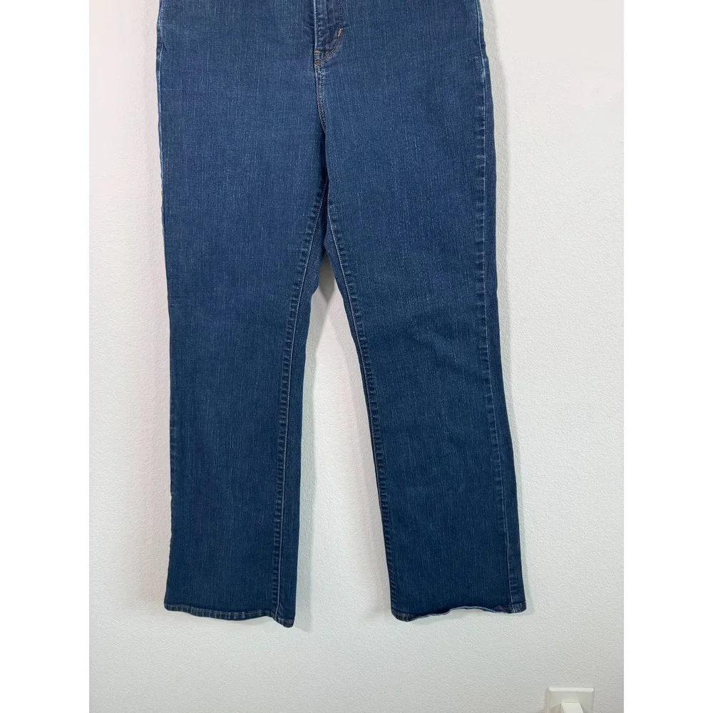 Levi's 512 Perfectly Slimming Bootcut Jeans Women 8M 29x32 Blue Denim Cotton‎